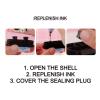 Custom Ink Stamp,Personal Stamp Custom Name Stamp,Name Stamp for Clothing,Customized Non-Fading School Uniform Stamps,Personalized Stamper,Custom Signature Stamp (A) view 3