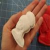 Beautiful Woman Profile Mold #1 - Used for Bath Bombs, Soap, Cake Pops, Chocolate Breakables and More (5") view 3
