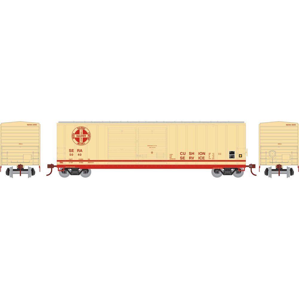 Athearn N 50' FMC Offset DD Box, SERA #5040, ATH17265