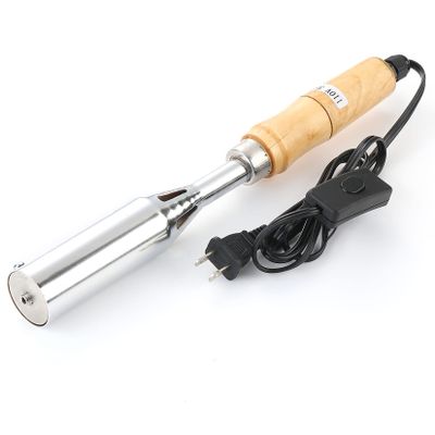 Electric Branding Iron for wood Custom Cake Logo BBQ Heat Stamp with Brass Head and Wood Handle for Woodworking and Handcrafted Design (Electric Ron Only)