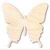 Unfinished Wood Butterfly | Insect | Animal | Wildlife | Craft Cutout | up to 46" DIY 12" / 1/8" view 1