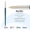 Creative Mark Berlin Synthetic Long Handle Artist Brush - Round # 24 - Handmade in Germany Art Paint Brush w/Synthetic Filament for Acrylics, Oils, Alkyds - Art Brush w/Sustainable Wood Handle view 2