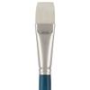 Creative Mark Berlin Synthetic Long Handle Artist Brush - Bright # 28 - Handmade in Germany Art Paint Brush w/Synthetic Filament for Acrylics, Oils, Alkyds - Art Brush w/Sustainable Wood Handle view 1
