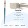 Creative Mark Berlin Synthetic Long Handle Artist Brush - Bright # 28 - Handmade in Germany Art Paint Brush w/Synthetic Filament for Acrylics, Oils, Alkyds - Art Brush w/Sustainable Wood Handle view 2