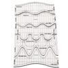 YICBOR 5pcs Wave Quilting Rulers and Templates Set view 1