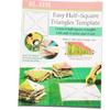 YICBOR Easy Half-Square Triangles Quilting Rulers and Template view 1