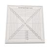 YICBOR Easy Half-Square Triangles Quilting Rulers and Template view 2
