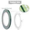 SAVITA 2 Rolls 1/4inch Wide Floral Arrangement Tape, Waterproof Floral Tape Craft Florist Tape for Bouquets Stem Vases Artificial Flowers Wreath Floral Arrangement Supplies (Green and Transparent) view 2