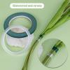 SAVITA 2 Rolls 1/4inch Wide Floral Arrangement Tape, Waterproof Floral Tape Craft Florist Tape for Bouquets Stem Vases Artificial Flowers Wreath Floral Arrangement Supplies (Green and Transparent) view 4