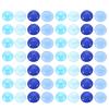 1 Bag Tiles Glass Marbles Round Flat Tile Beads Aquarium Pebbles Vase Filler Beads for DIY Craft Blue view 1