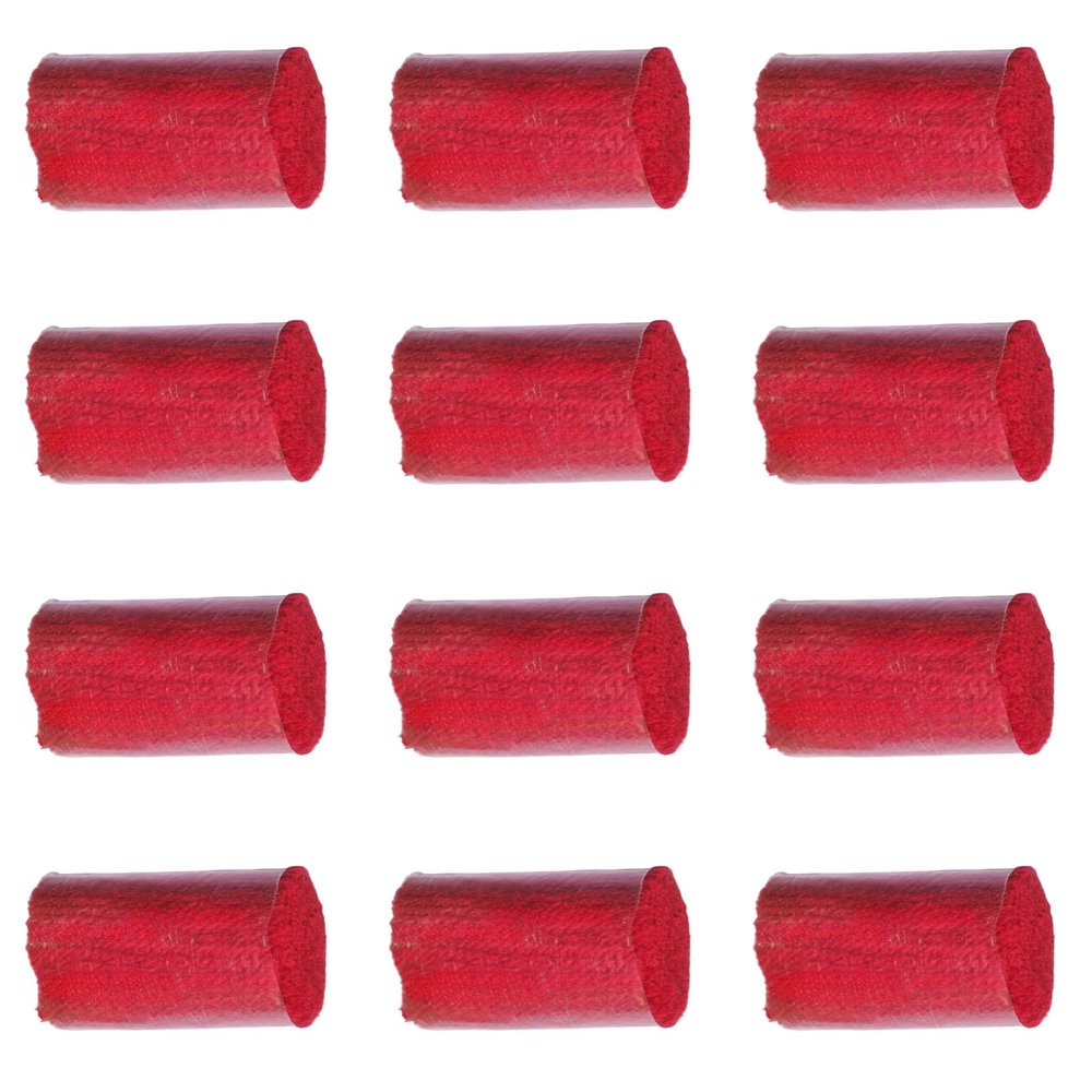 Yglnden 12 Rolls Latch Hook Kit Colorful Yarn Bundles Cut Rug DIY Latch Hook for Handmake Craft Sewing Knitting for Adults (Red #05)