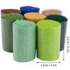 Yglnden 12 Rolls Latch Hook Kit Colorful Yarn Bundles Cut Rug DIY Latch Hook for Handmake Craft Sewing Knitting for Adults (Red #05) view 4