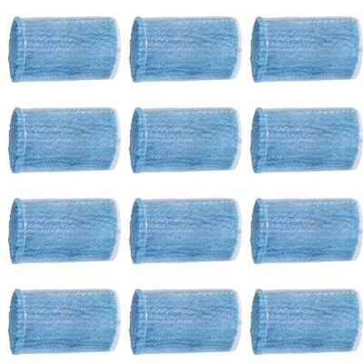 Yglnden 12 Rolls Latch Hook Kit Colorful Yarn Bundles Cut Rug DIY Latch Hook for Handmake Craft Sewing Knitting for Adults (Blue #24)