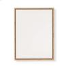 Combo Pack: Floater Frame + 8x10 inch Stretched Canvas for Painting, 1-3/8" Thick Frame + 3/4" Deep Blank Canvas with 12oz Primed 100% Cotton Canvas Fabric (Scratched Gold & Cream, 8 x 10 inch) view 2