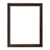 Combo Pack: Floater Frame + 12x16 inch Stretched Canvas for Painting, 1-3/8" Thick Frame + 3/4" Deep Blank Canvas with 12oz Primed 100% Cotton Canvas Fabric (Dark Walnut, 12 x 16 inch) view 3