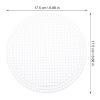 ULTNICE 10pcs Sheets Circular Mesh DIY Cross Stitch Mesh Sheets Plastic Clear Plastic Purse Canvas Framing Kit Canvas Round Needlepoint DIY Bag Accessories view 3