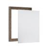 Combo Pack: Floater Frame + 10x15 inch Stretched Canvas for Painting, 1-3/8" Thick Frame + 3/4" Deep Blank Canvas with 12oz Primed 100% Cotton Canvas Fabric (Rusty Blue, 10 x 15 inch) view 1