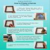 Combo Pack: Floater Frame + 12x36 inch Stretched Canvas for Painting, 1-3/8" Frame + 3/4" Blank Canvas 12oz Primed 100% Cotton Canvas Fabric (Scratched Gold & Cream, 12 x 36 inch) view 4