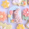 Katy Sue Rabbits Silicone Mold for Cookie, Cake Decorating & Craft. A Rabbit Animal Mold To Use With Fondant, Gum Paste, Sugar Paste, Chocolate, & Air Dry Clay from Katy Sue Designs Fondant Molds view 2
