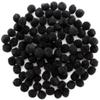 Essentials By Leisure Arts Pom Poms, Black -1/2", 100 Pieces Per Pack view 2
