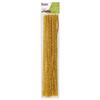 Essentials By Leisure Arts Gold Tinsel Chenille Stems 12 Inch 6mm, Bendable Sparkly Craft Pipe Cleaners for DIY Projects, Dolls, Ornaments, Decorations, 25 Pack view 1
