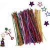 Essentials By Leisure Arts Gold Tinsel Chenille Stems 12 Inch 6mm, Bendable Sparkly Craft Pipe Cleaners for DIY Projects, Dolls, Ornaments, Decorations, 25 Pack view 3