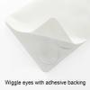 Essentials By Leisure Arts Eyes Sticky Back with Lashes 4" Black & White 2Pc Googly Eyes, Google Eyes for Crafts, Big Googly for Crafts, Wiggle Eyes, Craft view 4