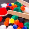 Essentials By Leisure Arts Pom Poms, Black -2", 8 Pieces Per Pack view 4