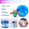LET'S RESIN Silicone Putty, 1LB/40A Mold Making Kit, Non-Toxic, Strong & Flexible, Easy 1:1 Mixing Ratio for Reusable Silicone Molds, Resin, Soap view 2