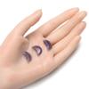 Adabele 8pcs Natural Purple Amethyst 18mm Hand Carved Moon Pendant Healing Gemstone Loose Rock Crystal Drop for Women Men Jewelry Making G3P-A2 view 2