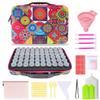 Diamond Painting Storage Containers 60 Slots Big Capacity Diamond Painting Accessories 5D Diamond Painting Tools Set DIY Art Craft Jewelry Beads Rhinestones Organizer (60 Slots, Bohemia) view 1