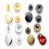 CRAFTMEMORE 10 Pack Snap Fasteners Color Plated Solid Brass Metal Snaps Heavy Duty Press Stud S-Spring Poppers Button VT1#888 (8 mm, Brushed Brass) view 4