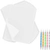 50 Sheets Carbon Paper White Graphite Paper Transfer Tracing Paper and 5 Pieces Ball Embossing Styluses for Wood, Paper, Canvas and Other Art Craft Surfaces (White-50) view 1
