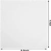 50 Sheets Carbon Paper White Graphite Paper Transfer Tracing Paper and 5 Pieces Ball Embossing Styluses for Wood, Paper, Canvas and Other Art Craft Surfaces (White-50) view 2