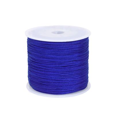 Paybous 0.8mm Nylon Cord, Trim Thread for Chinese Knotting,Necklaces,Jewelry Making,Macram,Beading,Bracelets 110 Yards (Royal Blue)