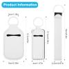 KKUYT 30PCS Sublimation Blanks Chapstick Holder Wristlet Keychain Lanyards Set, Heat Transfer Neoprene Wristlet Lanyard Balnk Lipstick Holder and Travel Bottle Holder Keychain Set for Women Girls DIY view 2