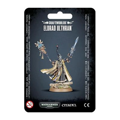 Games Workshop Eldrad Ulthran Aeldari: Eldrad Ulthran 13 Plastic Components 32mm Round Base Age 216+