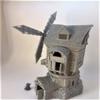 HERO Creations Windmill 1:28 - RPG - Fantasy Game - Pathfinder - Lord of The Ring - Figurine Miniature (Gray/Unpainted) view 1
