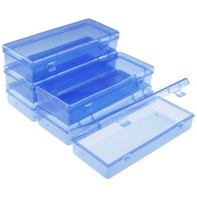 Goodma Rectangular Storage Box, Blue, 6.1 x 2.6 x 1.2 inch, 6 Pieces