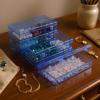 Goodma Rectangular Storage Box, Blue, 6.1 x 2.6 x 1.2 inch, 6 Pieces view 3