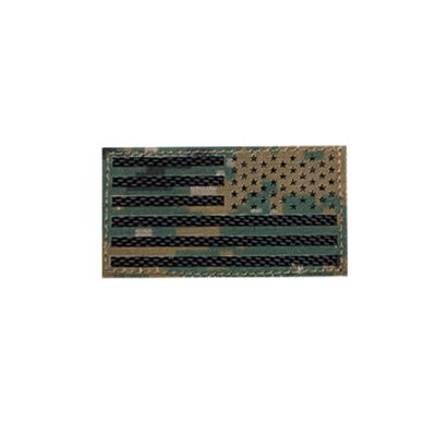 REVERSE WOODLAND MARPAT AMERICAN FLAG LASER YOUTH..