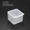 PATIKIL Clear Storage Container with Hinged Lid 40x28mm, 12 Pack Plastic Square Box for Beads Art Craft view 4