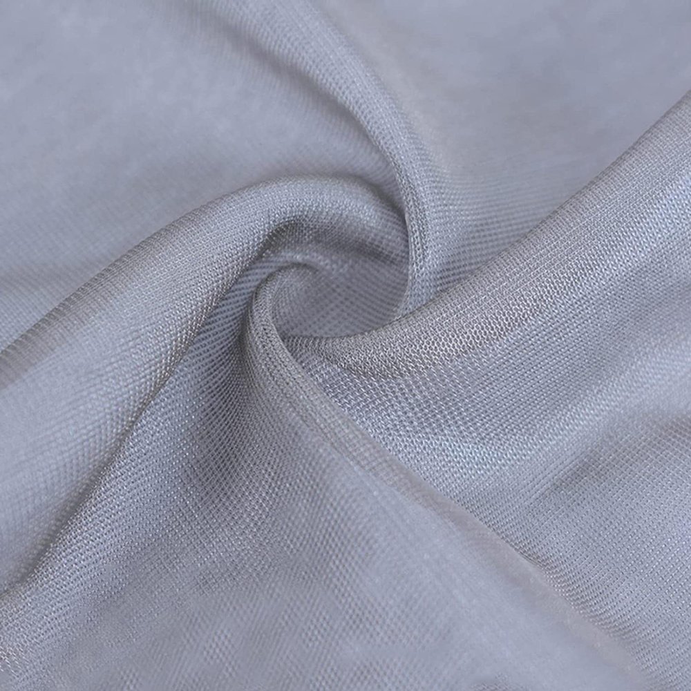 KFJZGZZ EMF Silver Fiber Network Yarn, Functional Fabric Clothing Fabric Protection electromagnetic Radiation