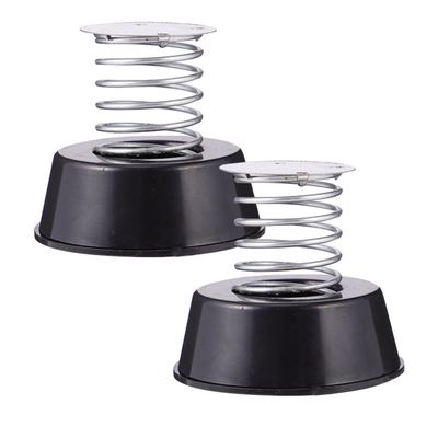 SEWACC 2Pcs Shaking Head Doll Spring Base DIY Dashboard Toy Replacement for Car Motorcycle Electric Vehicle Interior Decoration 1.96X1.96X1.77In