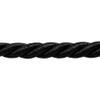Trims by the Yard Holly 3/8" Metallic Twisted Cord Trim, Versatile Trim for DIY Crafts, Picture Frames, Home Decor, and Fashion Items, 10-Yard Cut, Metallic Black view 1