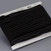 Trims by the Yard Holly 3/8" Metallic Twisted Cord Trim, Versatile Trim for DIY Crafts, Picture Frames, Home Decor, and Fashion Items, 10-Yard Cut, Metallic Black view 2