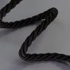 Trims by the Yard Holly 3/8" Metallic Twisted Cord Trim, Versatile Trim for DIY Crafts, Picture Frames, Home Decor, and Fashion Items, 10-Yard Cut, Metallic Black view 3