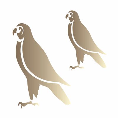 Stencils by Joanie Falcon Bird Desert Eagle Egyptian Southwest DIY Signs Joanie 9" x 12"