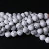 38pcs 10mm AAA Natural Stone Beads White Howlite Turquoises Round Loose Beads for Jewelry Making DIY Bracelet (White Howlite Turquoises, 10mm) view 2
