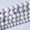 38pcs 10mm AAA Natural Stone Beads White Howlite Turquoises Round Loose Beads for Jewelry Making DIY Bracelet (White Howlite Turquoises, 10mm) view 3